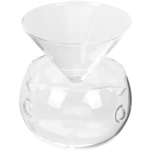 1 Set Glas Salatschüssel Mit Trockeneis Behälter Für Bar