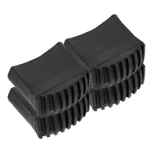 4St Ladder Voetkappen Rubber Voor Vloerbescherming En Veiligheid