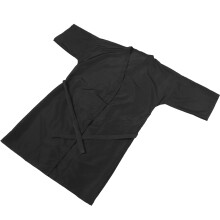 Friseurumhang/Umhang Für Friseursalon, Kimono-Stil, Schwarz