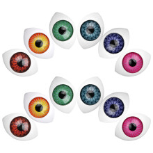 100 stück simulierte halbkugel-augen, falsche augen, deko, diy-zubehör