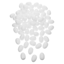 100St Witte Polystyreen Eieren Voor Creatieve Paasdecoraties En Hobby