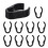 10 Stuks Microfoonkabelhouders Duurzaam Flexibel Kabelclips 1