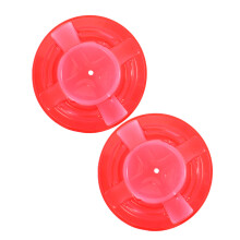 2St Rood Plastic Rookkanaal Beschermkap Voor Keuken Rookmelder