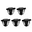 5Pcs Comfortable Boxing Groin Guards for Kids Durable PU ABS Material 8