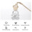 10 Pieces 8ml Car Hanging Diffuser, Car Air Fresheners, Hanging Essential Oil Diffuser, Refillable 3
