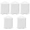 5Pcs Metal Mandolin Tailpiece Silver 8-String Durable Replacement Part 5