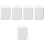 5Pcs Metal Mandolin Tailpiece Silver 8-String Durable Replacement Part 6