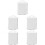 5Pcs Metal Mandolin Tailpiece Silver 8-String Durable Replacement Part 8