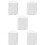 5Pcs Metal Mandolin Tailpiece Silver 8-String Durable Replacement Part 10
