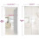 Magnetic white mesh mosquito net for doors and windows, 120*220cm 3