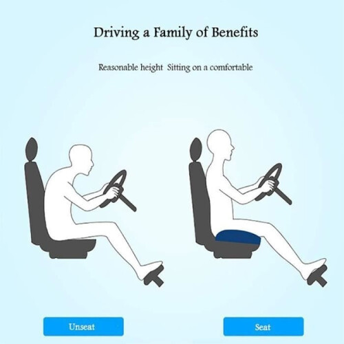 Ενηλίκων Booster Seat για Αυτοκίνητο, Φορητό Booster Seat για οδηγό, επιβάτη και παιδί 2