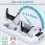 Koelventilatorstandaard - KENUOS - PS5 - Dubbele oplader - LED-indicator - 3 USB-poorten 2