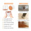 Protezioni per le gambe della sedia - Non specificate - 24 pezzi - Silicone e feltro - Trasparente - 18-25 mm 3