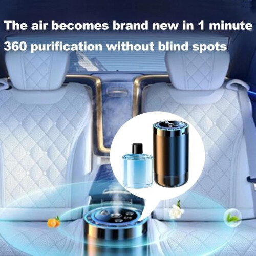 Personalized Refillable Car Air Freshener, Interior Car Fragrance Diffuser, Romantic Essential Oil Diffuser. 2