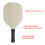 Wood Paddle DIY Blank Model 39.5x18.5cm, 220g 5
