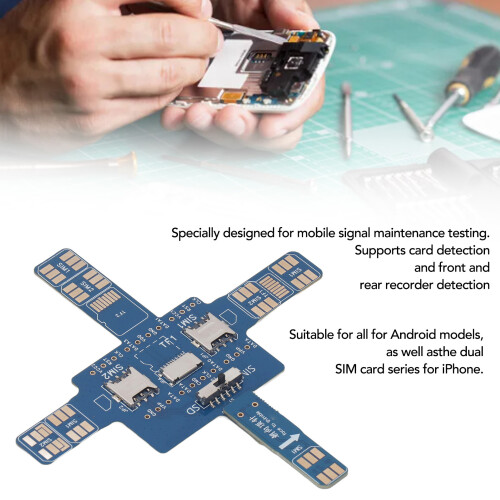 Piattaforma universale di test per smartphone Android e iPhone, riparazione con doppia SIM 2