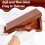 Siliconen chocoladevorm, set van 2 diepe chocoladereepvormen. 4