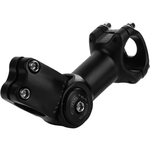Adjustable mountain bike stem for 60 riser handlebars. Adjustable bicycle stem. Mountain bike fork. 1-1/8" stem. 2