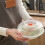 4Pcs Transparent Microwave Food Covers Plate Lids 5