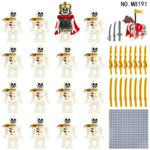 16pcs The Ancient Skull Legion Minifigure Kid Toy Gift