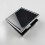 Deluxe Silver snorter box kit = mirror, vial, tube 3