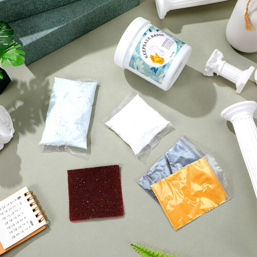 set babyhandafdrukkit, gietmal pasgeboren als herinnering 2