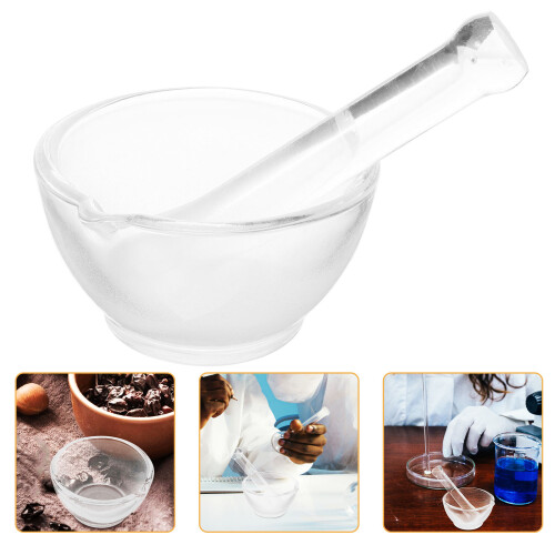 pillenmalende kom set met stamper, chemische grinder 2