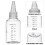 10 Pcs Transparent Plastic Squeeze Applicator Bottles 6