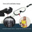 3D Memory Foam Sleep Mask Black Light Blocking & Breathable for Side Sleepers 3