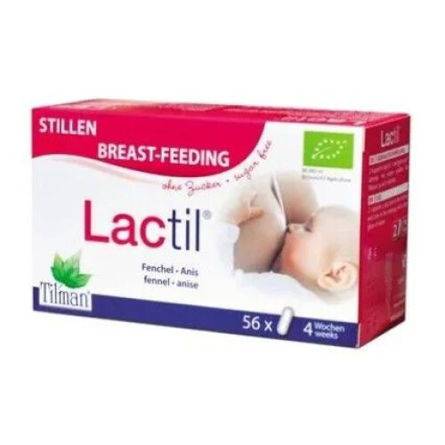LACTIL om borstvoeding te stimuleren 56caps Tilman 1