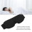 3D Memory Foam Sleep Mask Black Light Blocking & Breathable for Side Sleepers 6