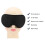 3D Memory Foam Sleep Mask Black Light Blocking & Breathable for Side Sleepers 7