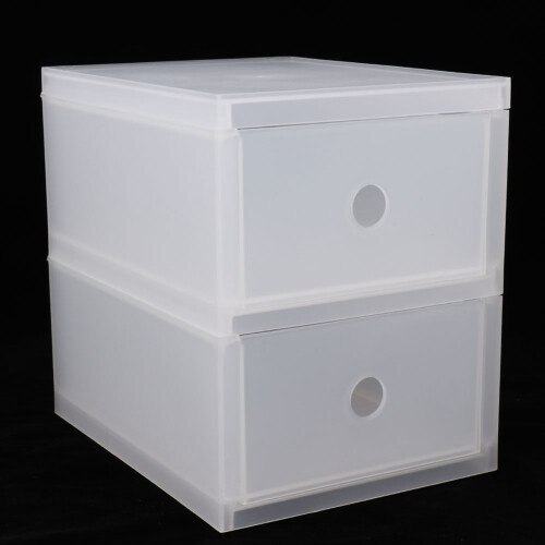 Dorm Office Storage Solution Stacking Drawers Eco Friendly Practical Clear Material Drawer Coral Frame Privacy Space Saving Design Under Sink Pantry 2