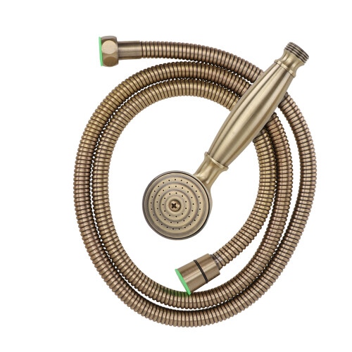 1Stk Duschkopf Messing Handbrause Robust Bronze Badaccessoire