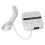 Προσαρμογέας βύσματος USB, συμπαγής σχεδίαση, πολύπριζο με γρήγορη φόρτιση USB C, 8
