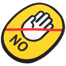 etichette adesive "do not touch" per avviso cucciolo animale domestico