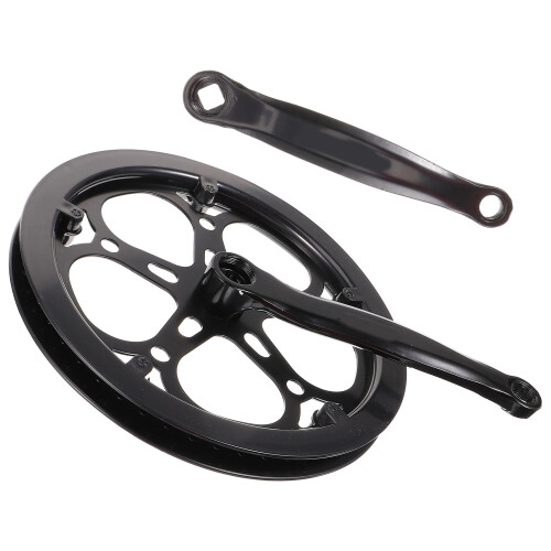 1Set Guarnitura Nera in Ferro Per Bici Sostitutiva