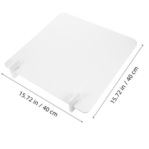 Wit PVC Tafel Afscheidingsbord Robuuste Bureau Scheidingsplaat 2