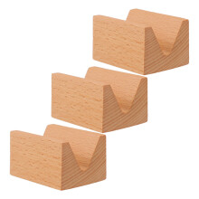soporte sushi tacos madera 3 pzs bandeja reutilizable estilo japonés