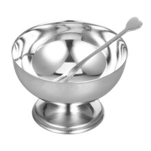 bol acero inoxidable para ensalada helado postre fruta snack dulces