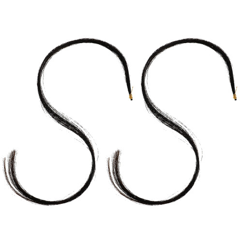 2 Lots Crins Queue Cheval Naturels Pour Archet Alto Accessoires