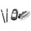 Silver Dual Flush Toilet Push Button Durable ABS Replacement 1