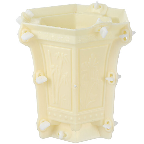 Moule Pour Pot À Fleurs Hexagonal En Résine Époxy Artisanat Créatif