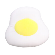 1 Unidad Cojín Huevo Escalfado 30 Cm Amarillo Para Hogar Auto
