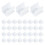 100St Adhesive Pen Buckles Plastic Clips Voor Whiteboards Wit 1