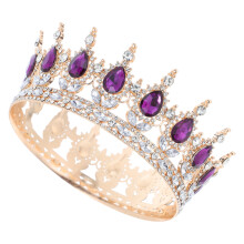 Braut Krone Golden Barock Stil Tiara Für Braut