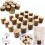24Pcs Coffee Wood Number Clips Multi-Use Note Holders for Events 3