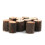 24Pcs Coffee Wood Number Clips Multi-Use Note Holders for Events 5