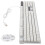Wired Backlight Mechanical Feel Keyboard Gaming (Weiß) 7