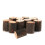 24Pcs Coffee Wood Number Clips Multi-Use Note Holders for Events 8